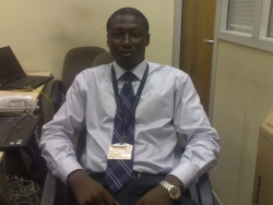 in da office