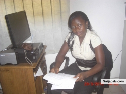 in da office