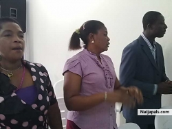 members jubilating