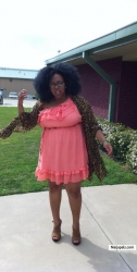 Pretty in pink at my friends wedding