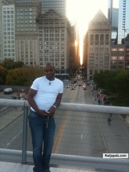 A Pedestrian Bridge in Chicago, Illinois October, 2010