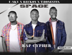 Space (Rap Cypher) by U-sky, Reckon & T.bonestix