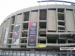 outside barcelona stadium
