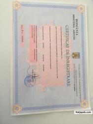 OUR COMPANY CERTIFICATE 
