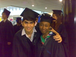its me and my friend on graduation day