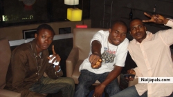 Me and Two Nigerian upcoming Artistes