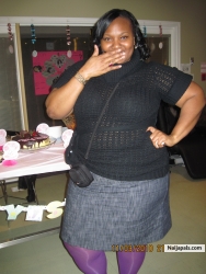 At Lecia's baby shower at my p/t job