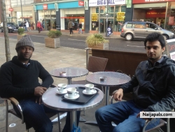 Me and My Friend Qasim at Derby City Centre