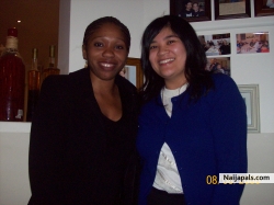 me and my work collegue,at her farewell party.