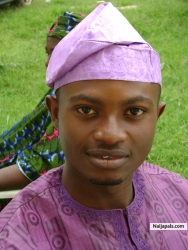 at a wedding