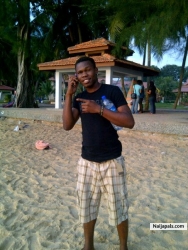 Chilling at Port-Dickson beach...Malaysia!!!