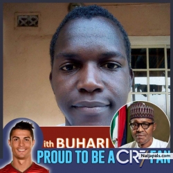 this is my official edited image with cristiano ronaldo and buhari 