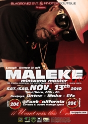 Maleke live in Malaga city..