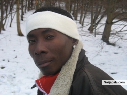 MY BROTHER DURING SNOW PERIOD IN GERMANY
