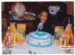 My last born during his birthday
