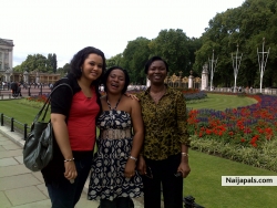 Myself my cousin who came visiting from Germany and my Aunty