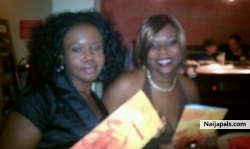 Me and my friend having dinner..
