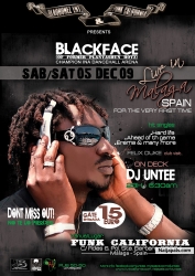 BLACK FACE LIVE IN MALAGA