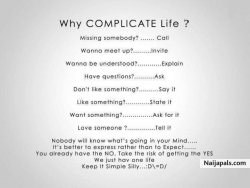 complications of life