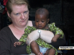 kids just loved me there 1st white woman