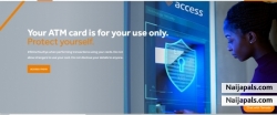 Your ATM card is for your use only. No password!