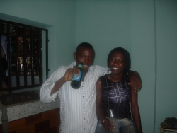 having fun