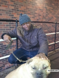 Feeling on my dog