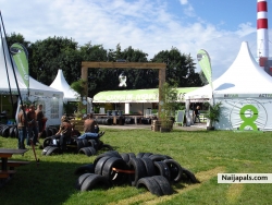 Nigerian Tyres Recycle Point.