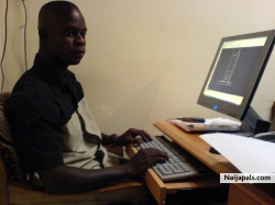 in the office