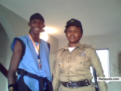 Here is another female officer trained and drilled by me long ago but she's mama now.