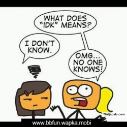 No body does know the meaning