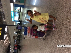 At baiyun airport...going to see papa Emeka 