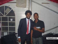 Me and Basket Mouth at the Launching of The new Honda Pilot at Oceanview.