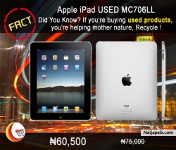 Buy an Apple‬ iPad‬ USED MC706LL at ₦60,500 