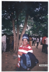 Clareth on her Matric day in Uni