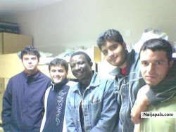 with friends, really cold