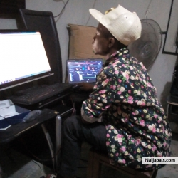 DJ 112 doing mix up in the studio