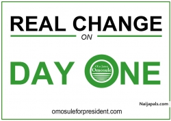 Real Change On Day One.
