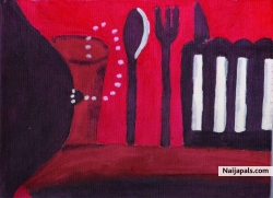 THE LADIES BREAST MILK FOR BREAKFAST PART 2... ARCYLIC IN A CANVAS,  DESIGN BY KASOBABA@ 2015