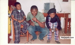 Me with Aki & Paw-paw  shooting on set
