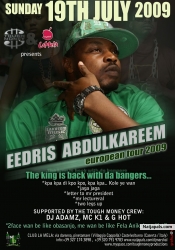 eedris live in club lamela naples,italy.