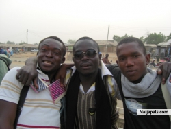 with friends in bauchi