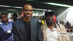 with Sunday Oliseh at the MM Lagos 