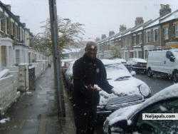 inside a snow infront of my house