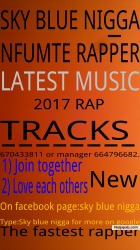 SKY BLUE NIGGA ,,NFUMTE RAPPER COVER PAGE