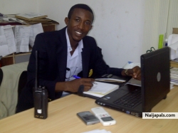 Me in my office.. there are many stars but the moon is the best.There are many friends but you are the best.To forget me on Naijapals or this life is left for you,but I will never forget you.