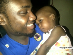 Prince Williams Chibuzo Mbah known as Don Prince aka Sampe and his Daughter Princess Kasiechukwu Mbah