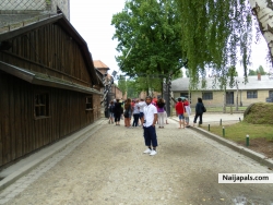 In Auschwitz, Poland
