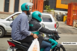 they are delivering through Naijapals ordered meal. 
