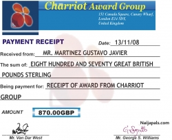 Charriot Award (free_lottery)